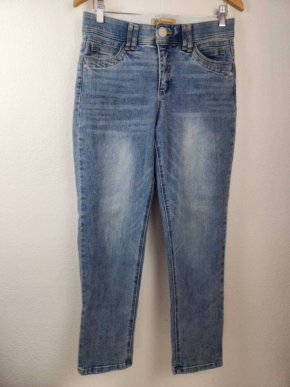 Democracy Ab Technology Skinny Jeans in Light Blue Size 8 Inseam 27"